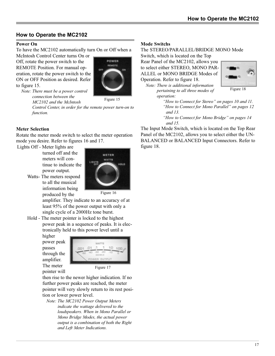 McIntosh MC2102 User Manual | Page 17 / 20