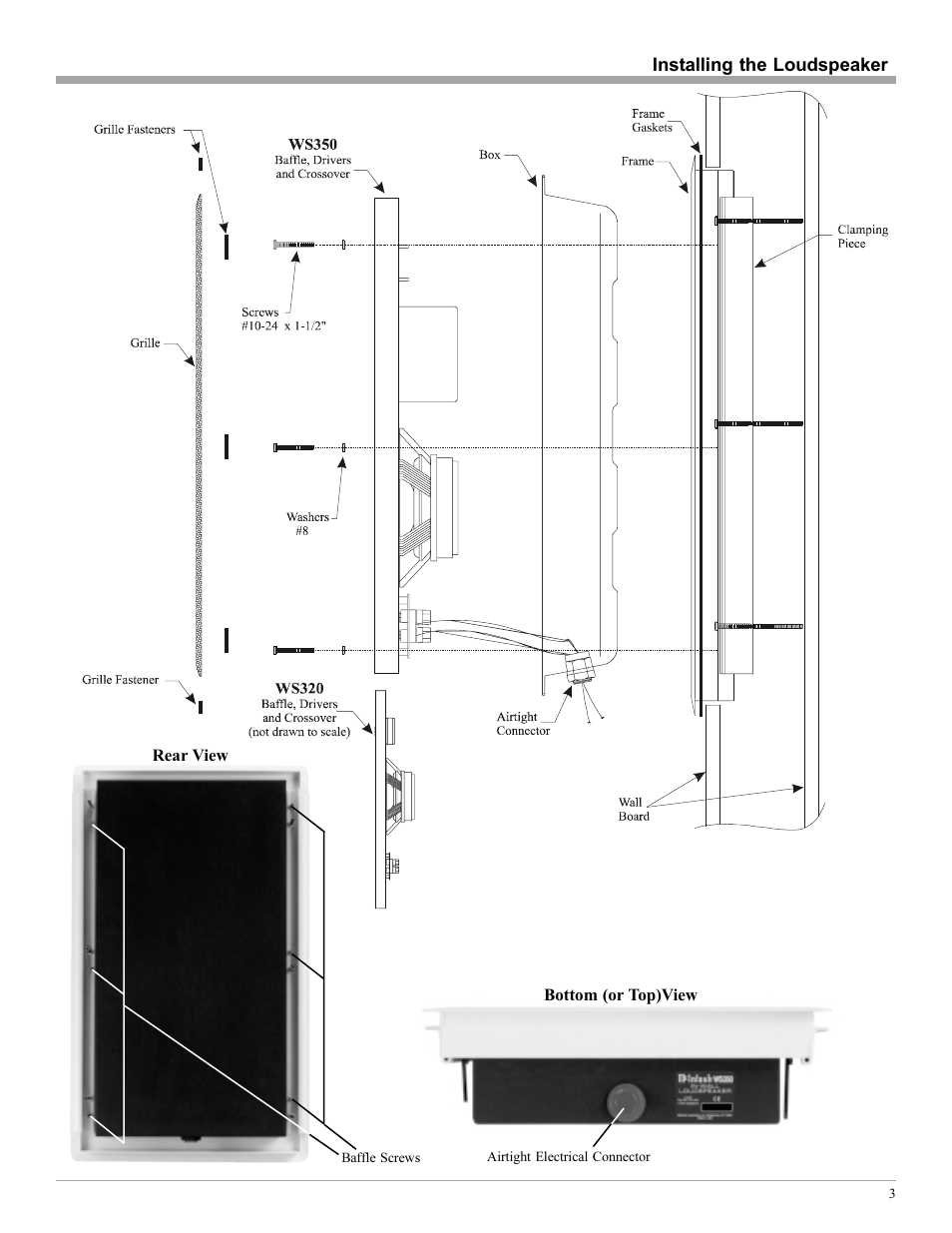 McIntosh INSTALLATION GUIDE WS320 User Manual | Page 3 / 4