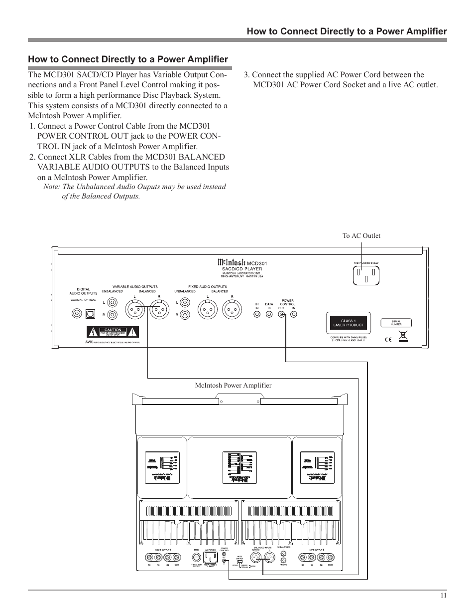 McIntosh MCD301 User Manual | Page 11 / 24