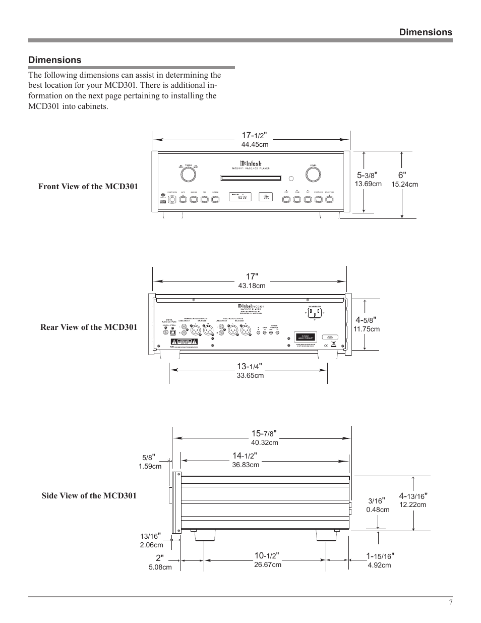 McIntosh MCD301 User Manual | Page 7 / 24
