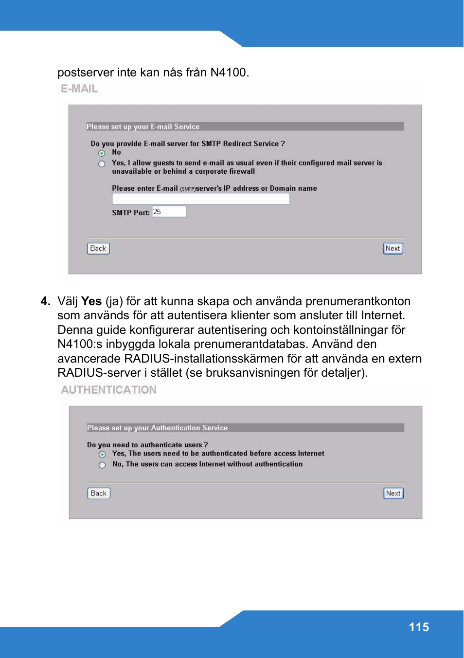Zyxel N4100 User Manual | Page 115 / 140