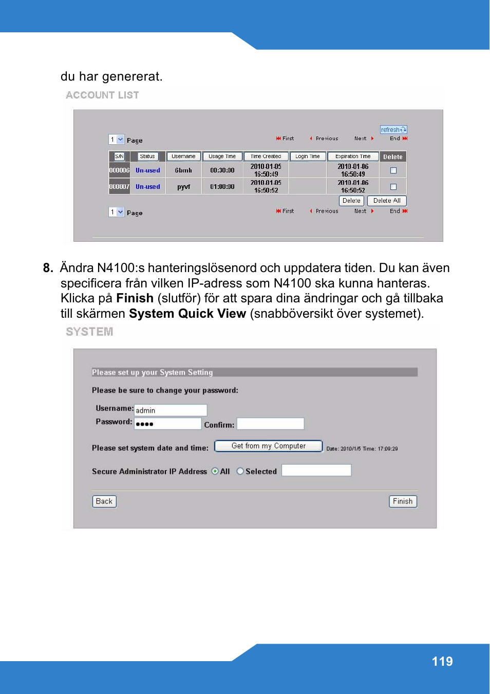 Zyxel N4100 User Manual | Page 119 / 140