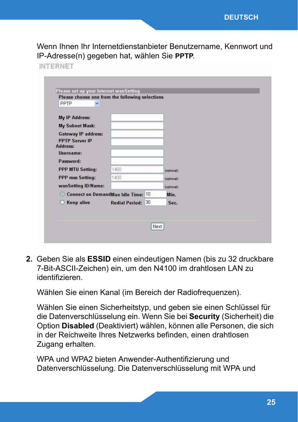 Zyxel N4100 User Manual | Page 25 / 140