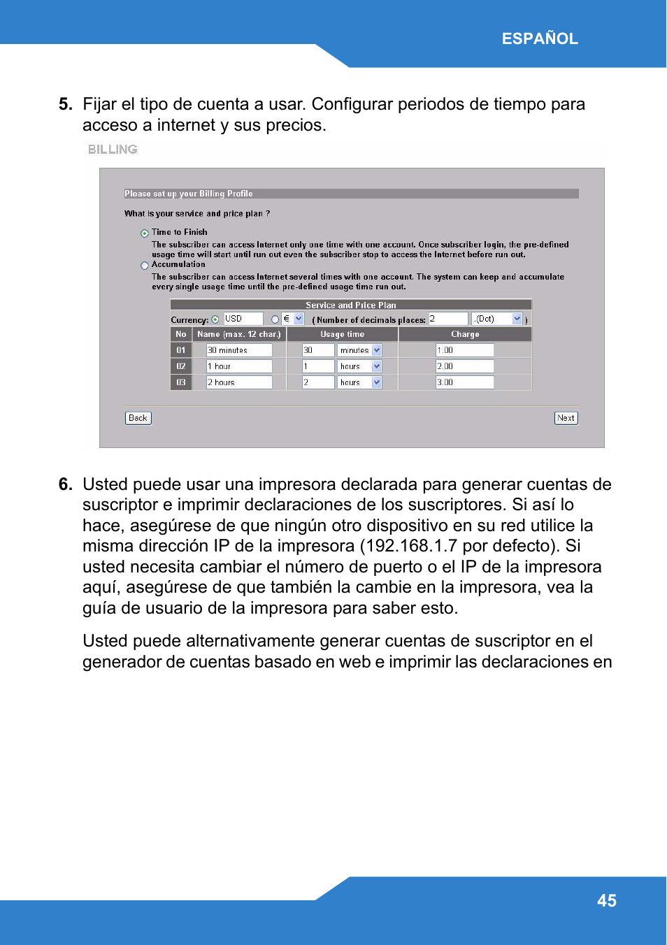 Zyxel N4100 User Manual | Page 45 / 140