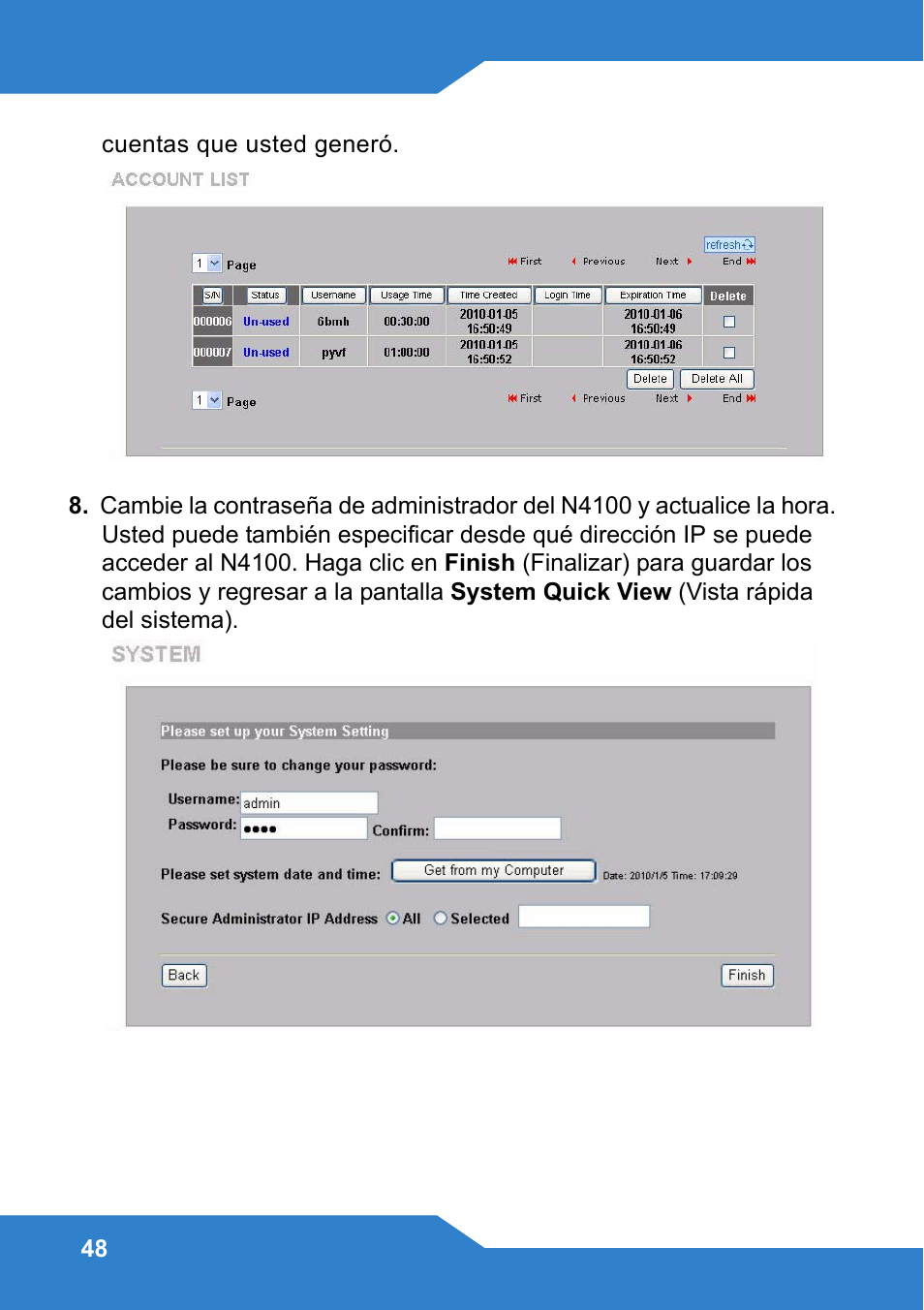 Zyxel N4100 User Manual | Page 48 / 140