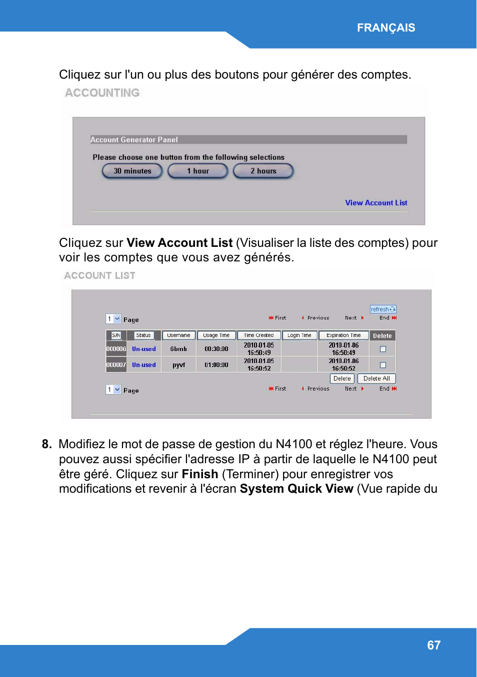 Zyxel N4100 User Manual | Page 67 / 140