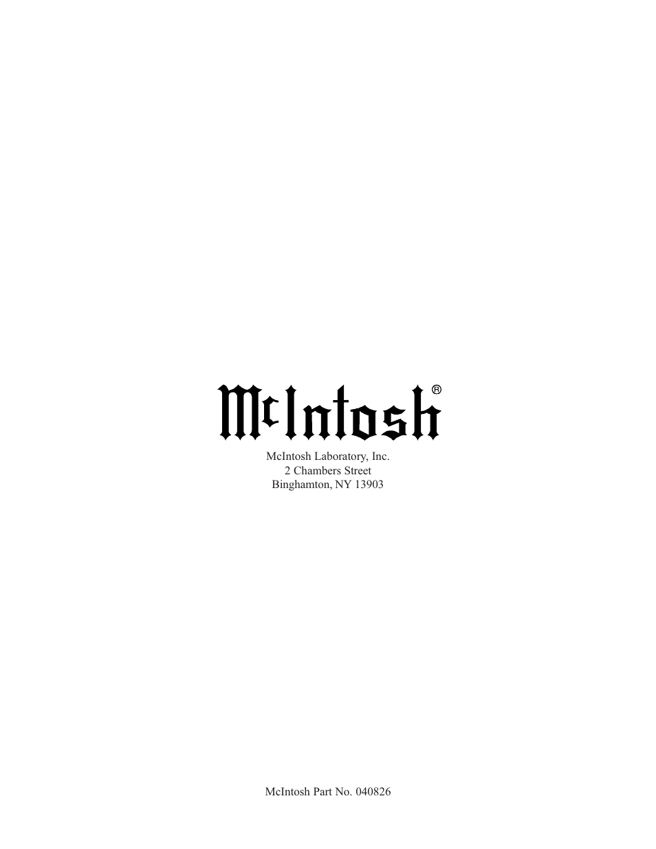 McIntosh MSS630 User Manual | Page 12 / 12