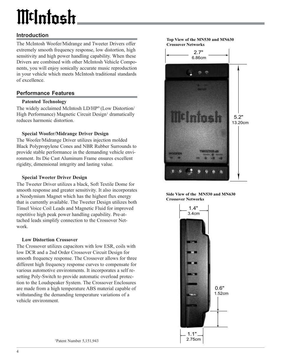 McIntosh MSS630 User Manual | Page 4 / 12