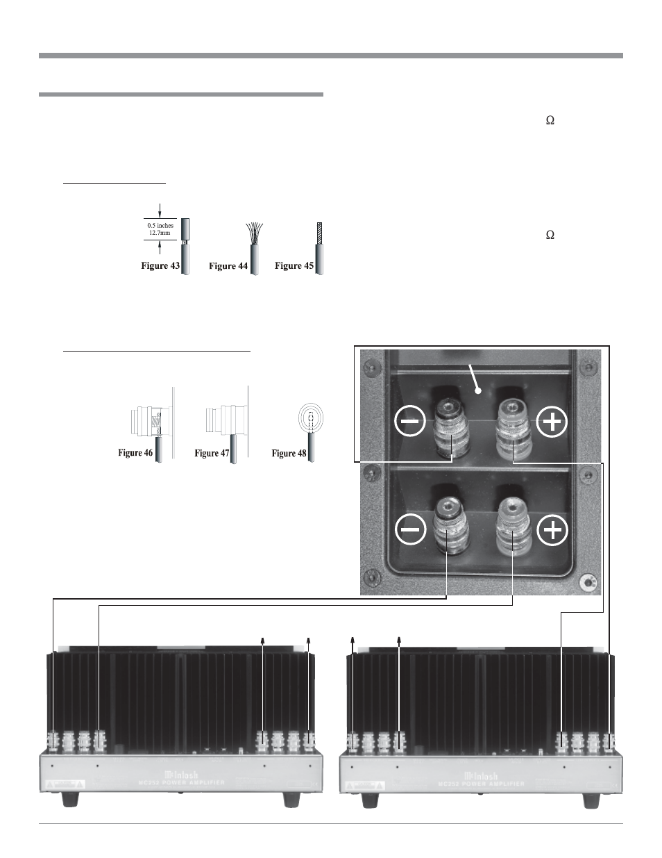 Connection plate | McIntosh XLS320 User Manual | Page 23 / 28