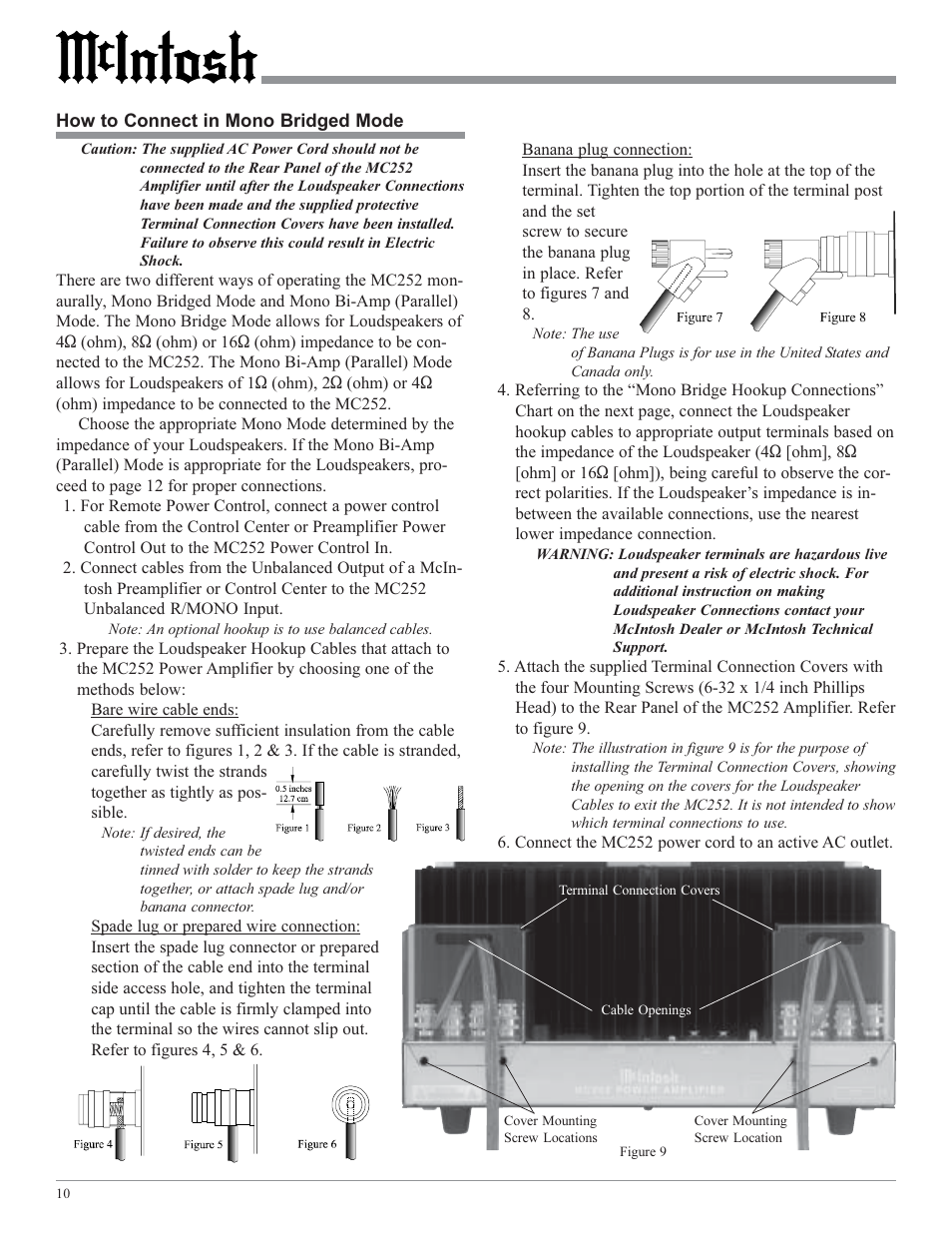 McIntosh MC252 User Manual | Page 10 / 24