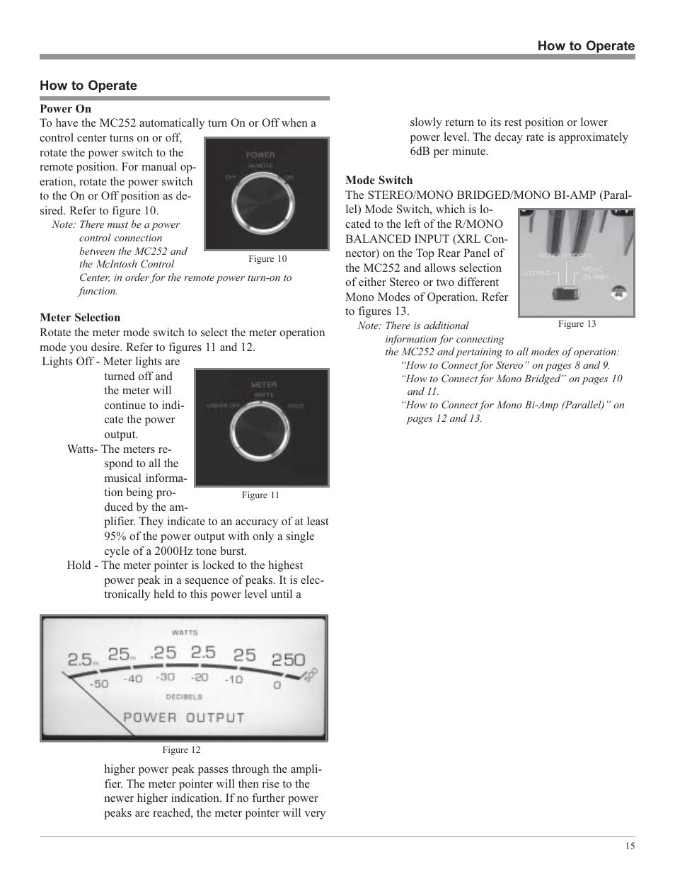 McIntosh MC252 User Manual | Page 15 / 24