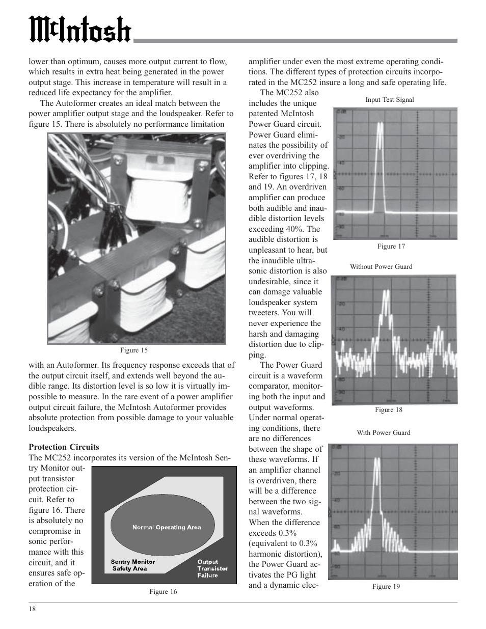 McIntosh MC252 User Manual | Page 18 / 24