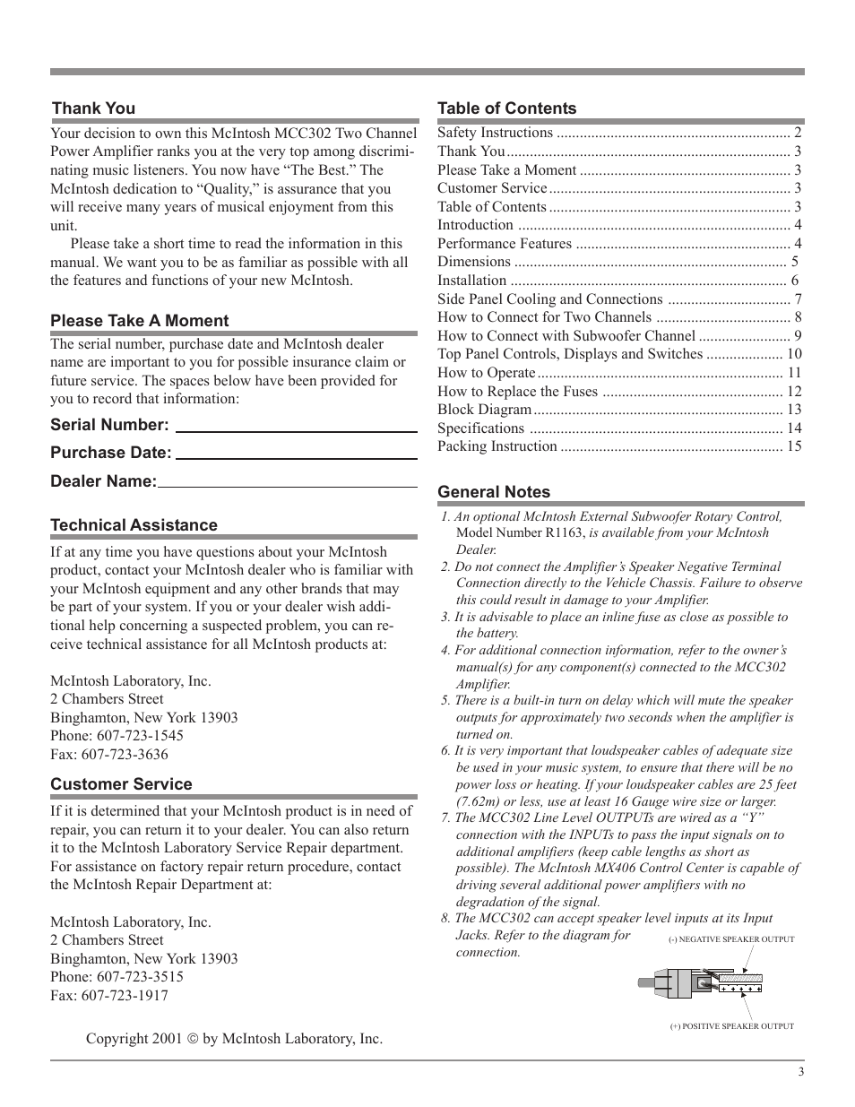 McIntosh MCC302M User Manual | Page 3 / 16