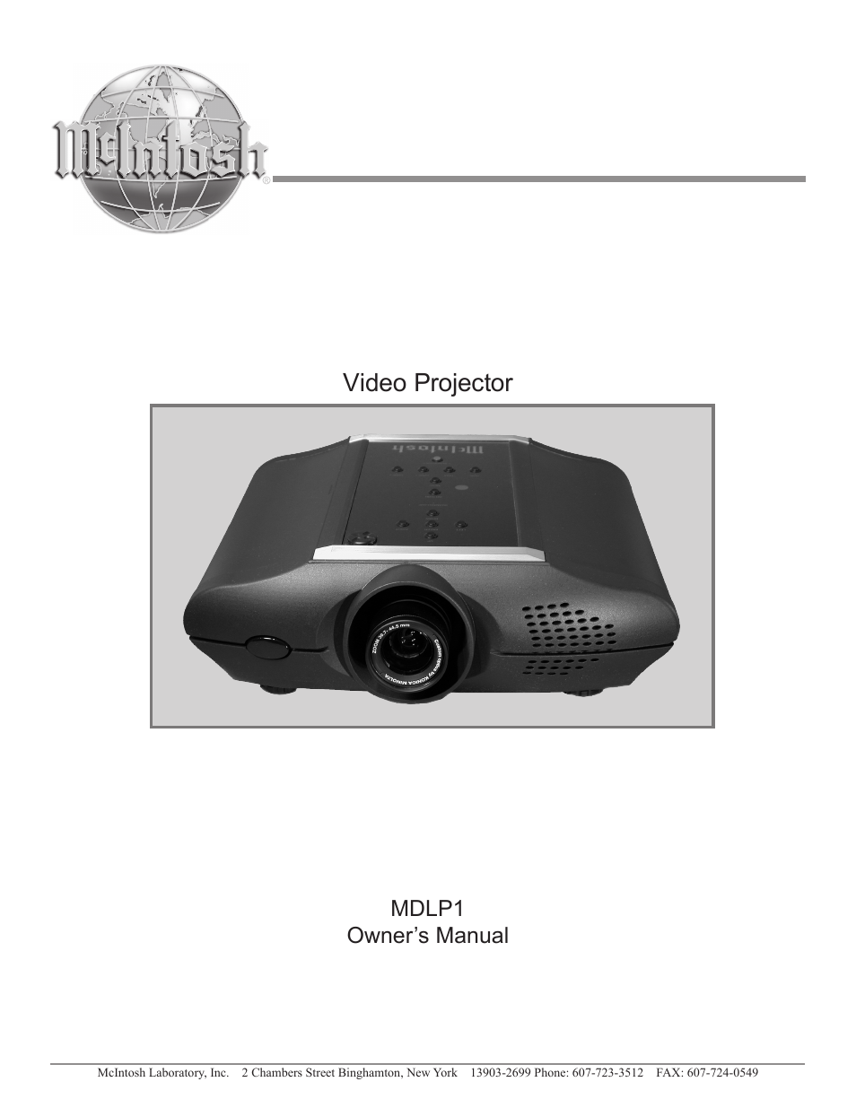 McIntosh MDLP1 User Manual | 32 pages