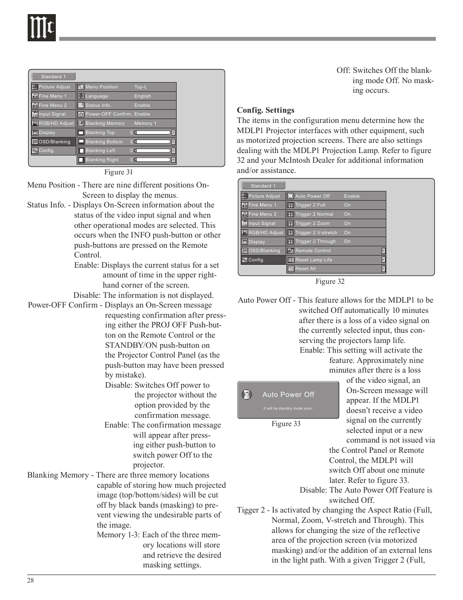 McIntosh MDLP1 User Manual | Page 28 / 32