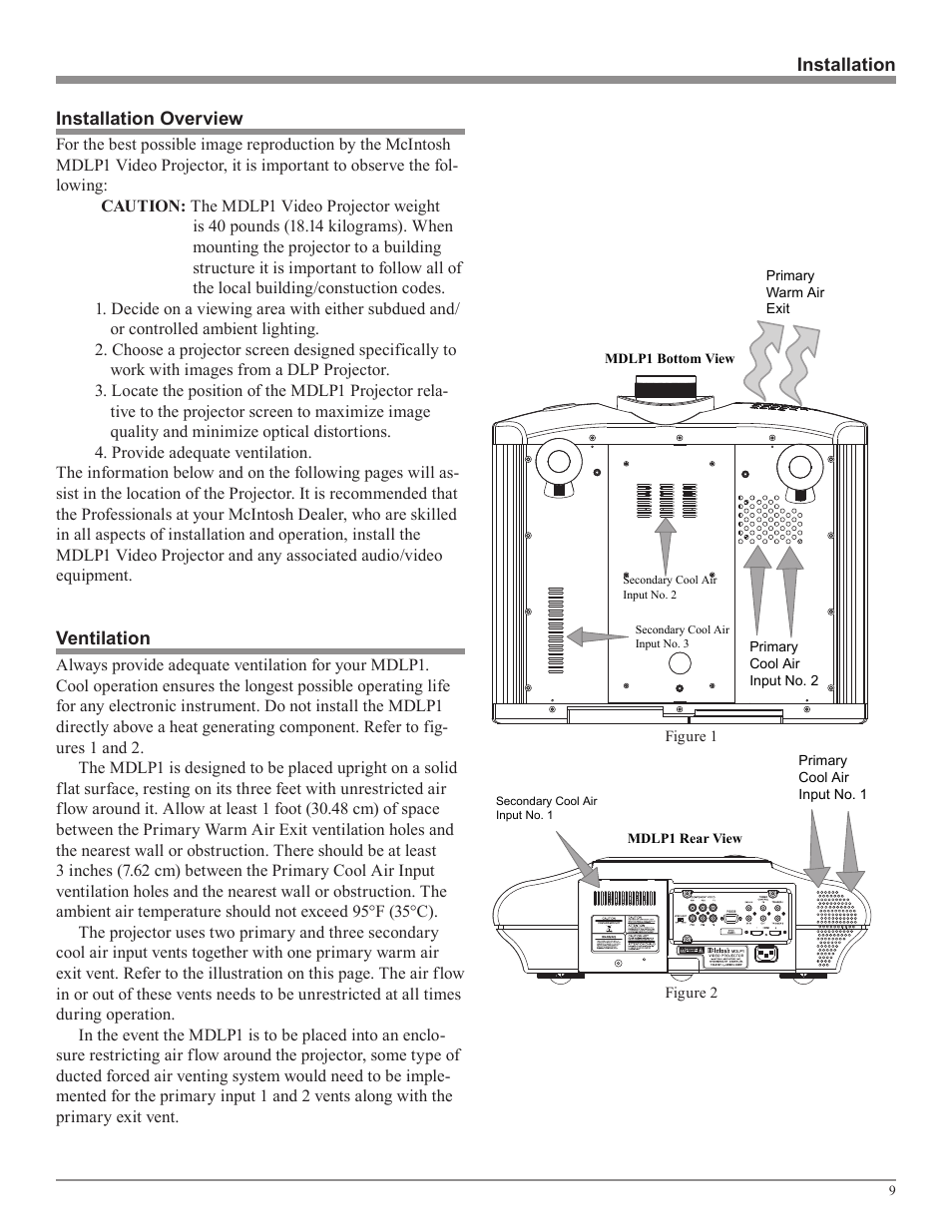 McIntosh MDLP1 User Manual | Page 9 / 32