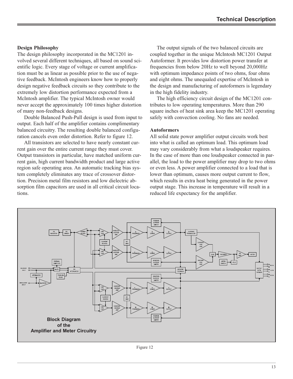 McIntosh MC1201 User Manual | Page 13 / 20