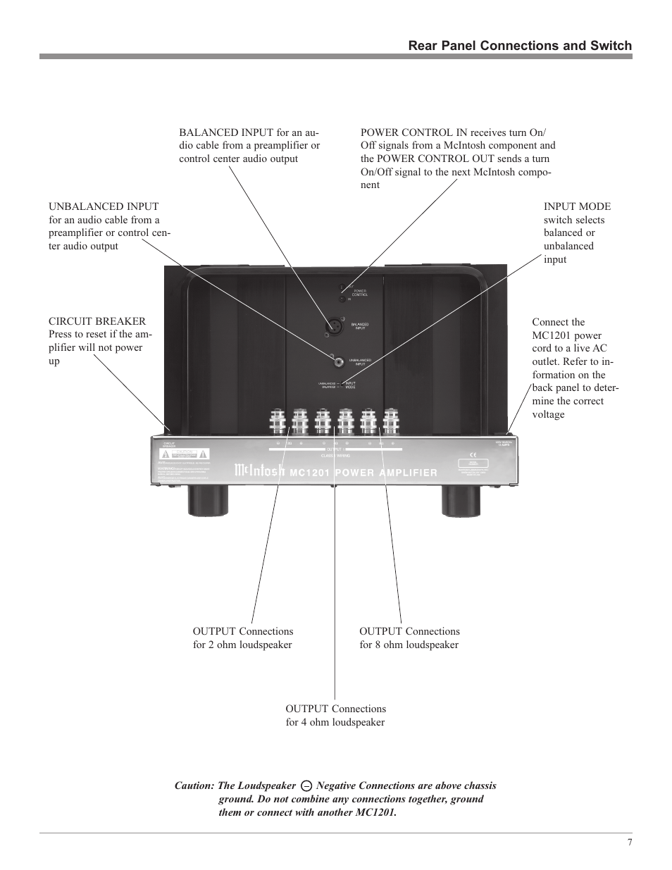 McIntosh MC1201 User Manual | Page 7 / 20