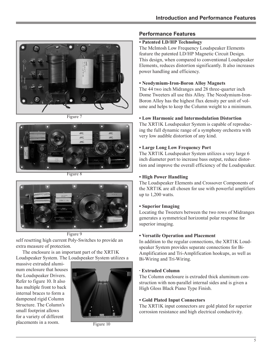 McIntosh XRT1K User Manual | Page 5 / 16