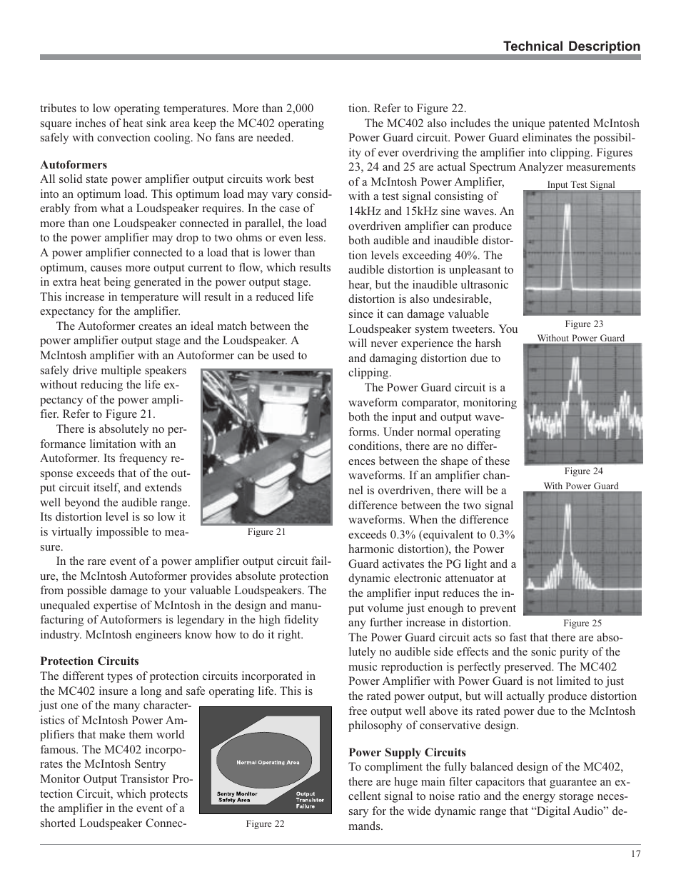 McIntosh MC402 User Manual | Page 17 / 20