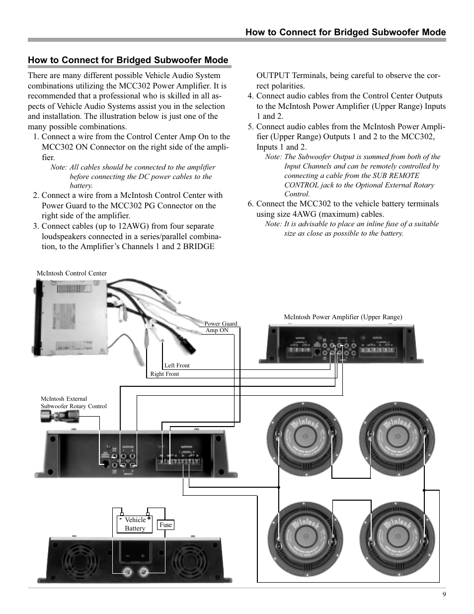 McIntosh MCC302 User Manual | Page 9 / 16