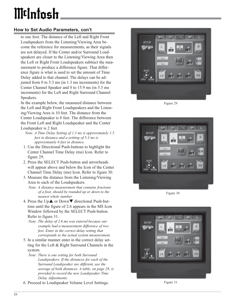 McIntosh MVP851 User Manual | Page 26 / 48