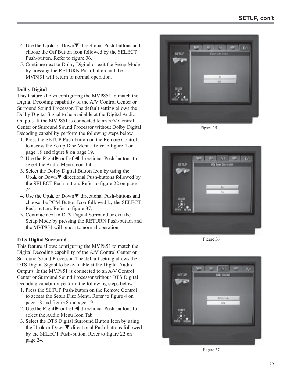 McIntosh MVP851 User Manual | Page 29 / 48