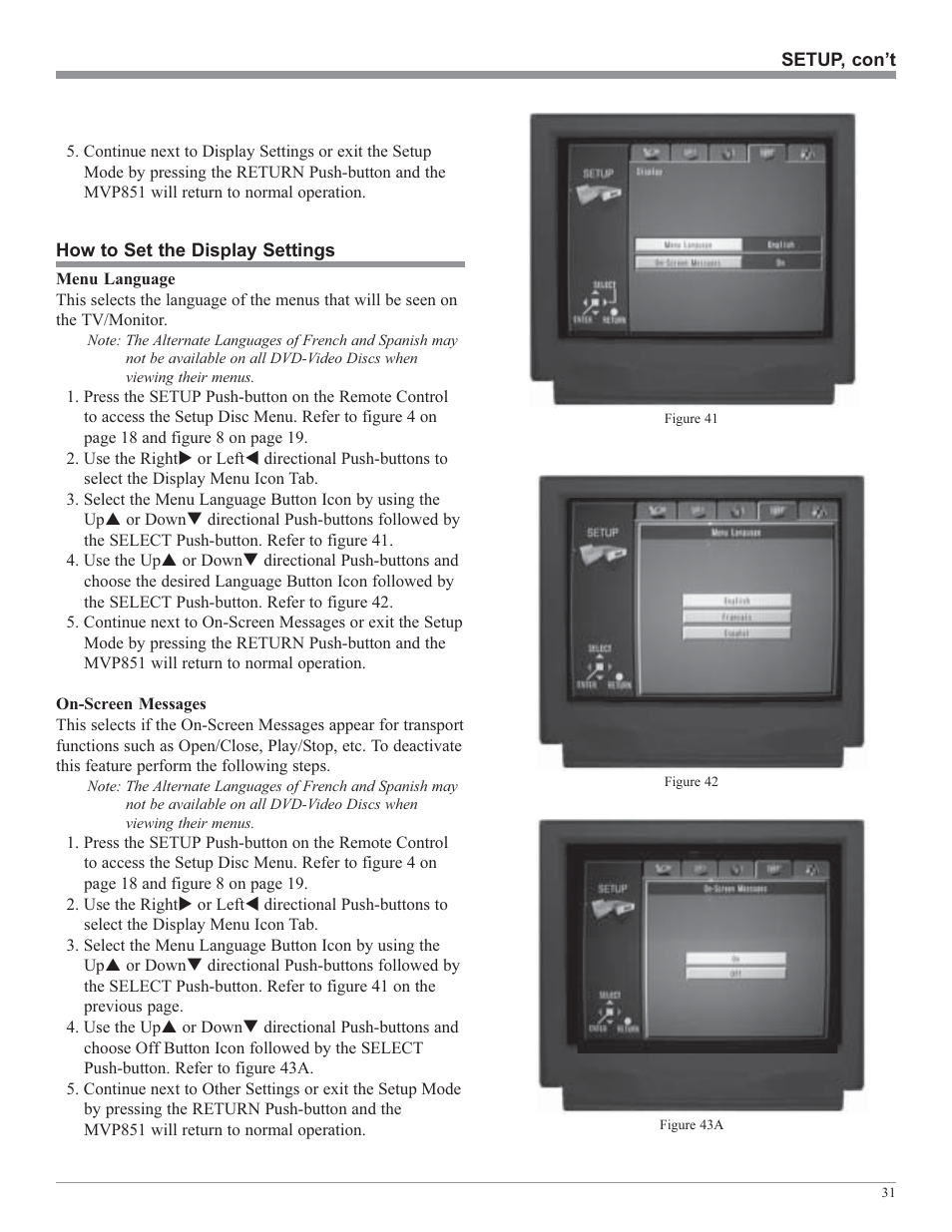 McIntosh MVP851 User Manual | Page 31 / 48