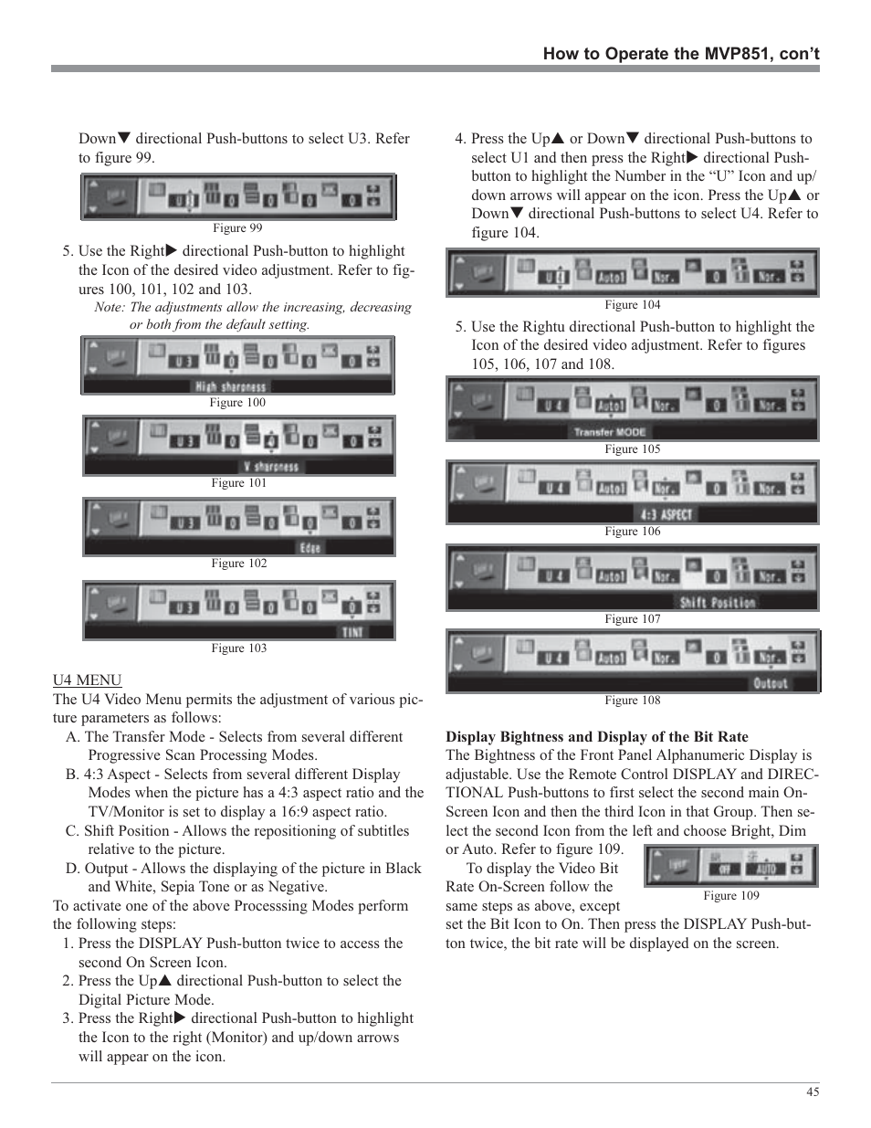 McIntosh MVP851 User Manual | Page 45 / 48