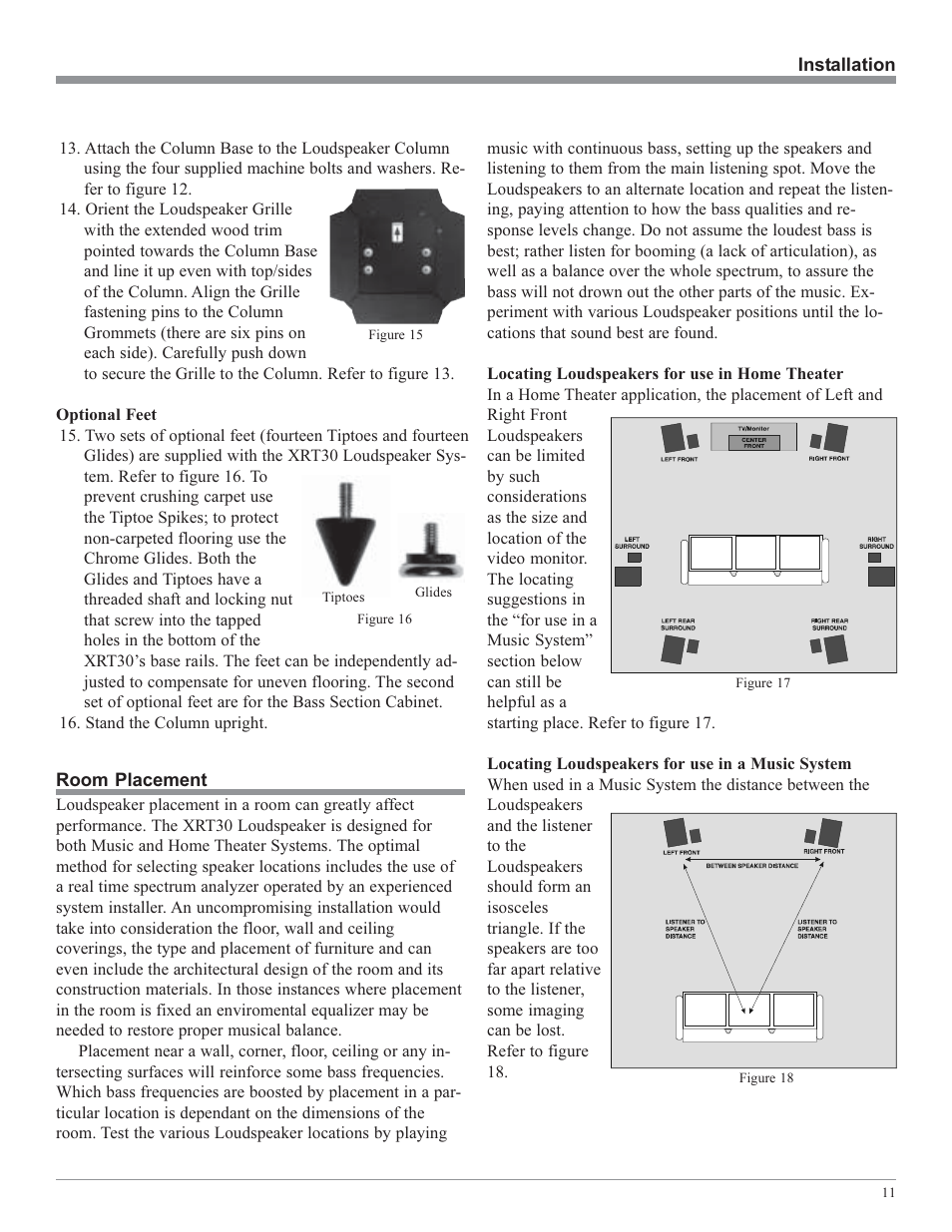 McIntosh XRT30 User Manual | Page 11 / 20