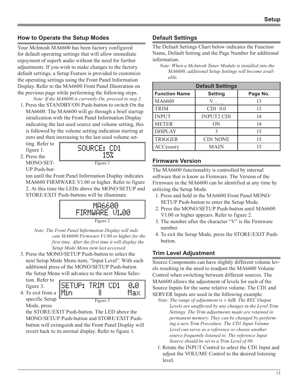 McIntosh MA6600 User Manual | Page 13 / 24