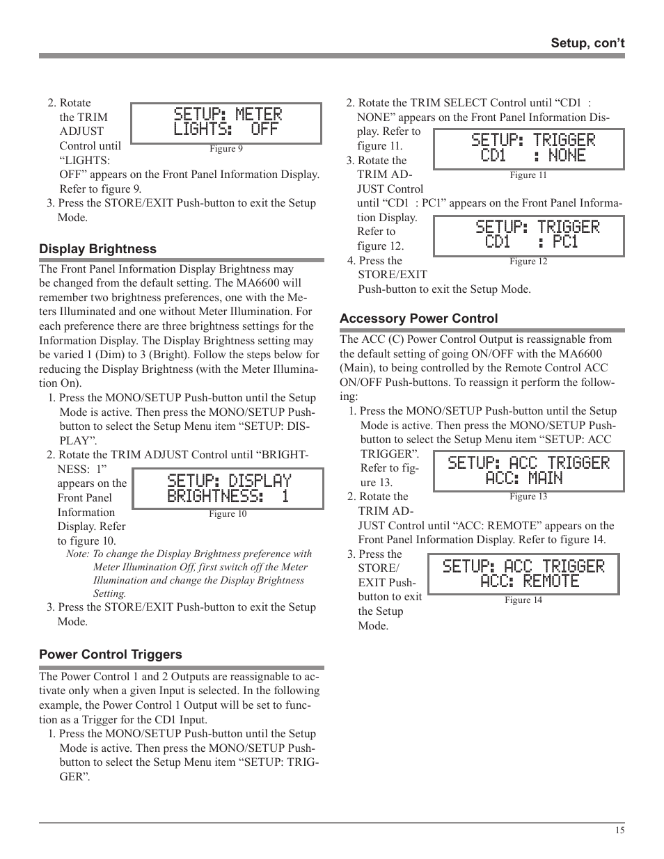 McIntosh MA6600 User Manual | Page 15 / 24