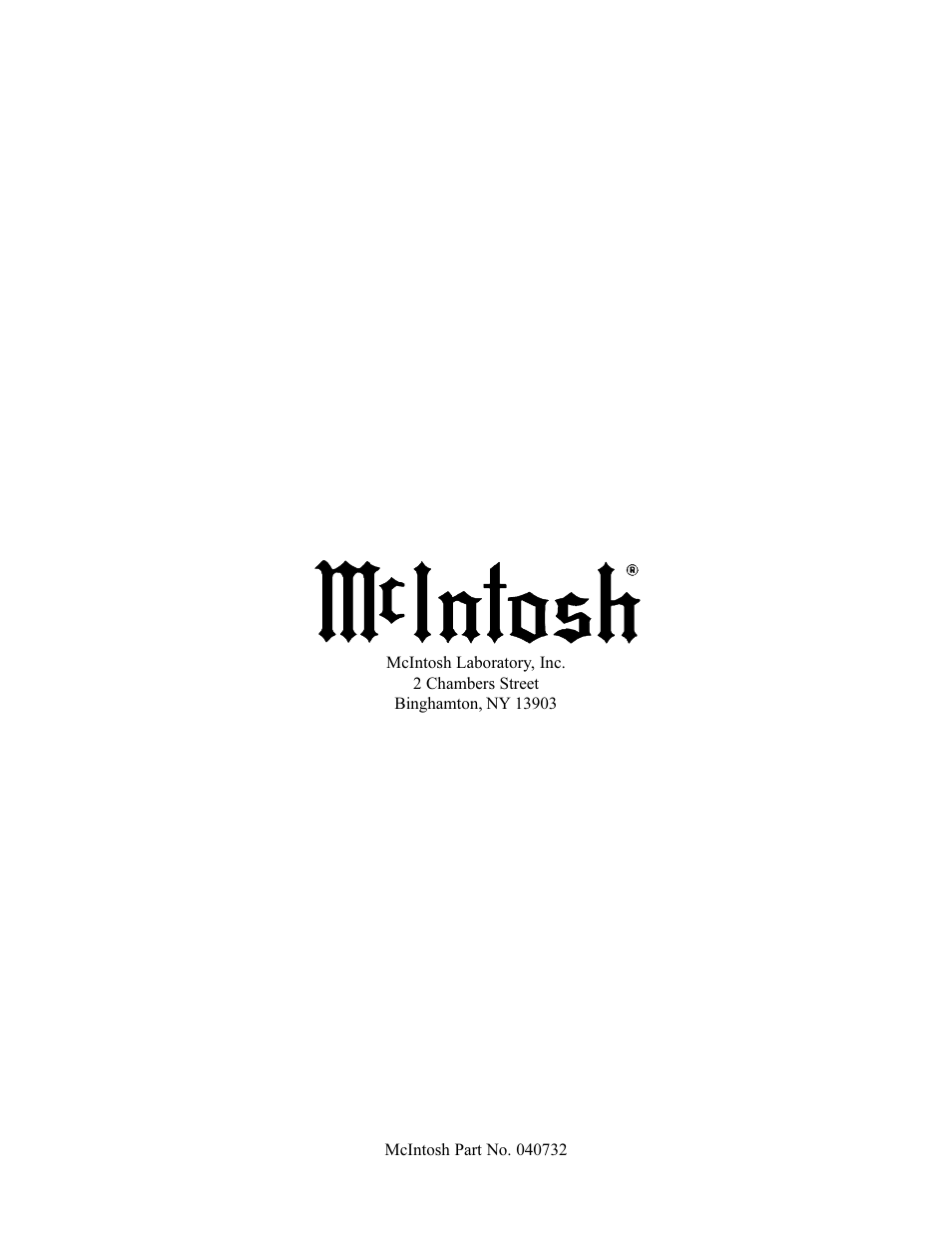 McIntosh C200 User Manual | Page 28 / 28