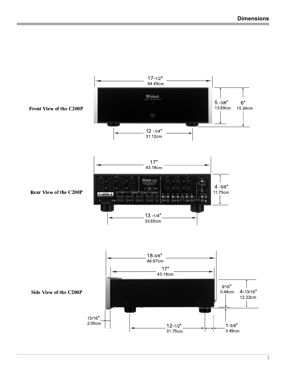 McIntosh C200 User Manual | Page 7 / 28