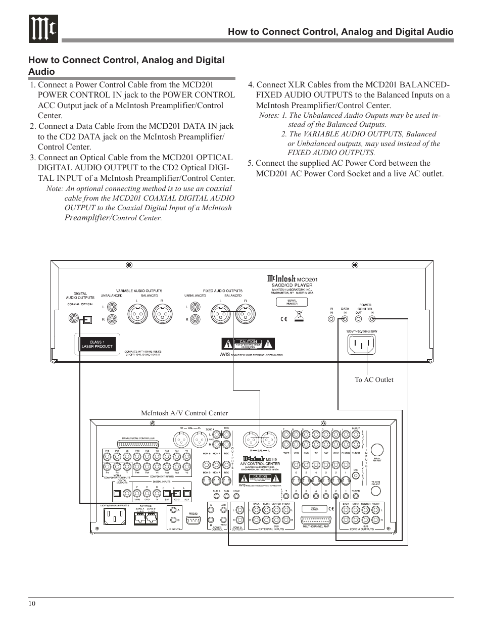 McIntosh MCD201 User Manual | Page 10 / 24