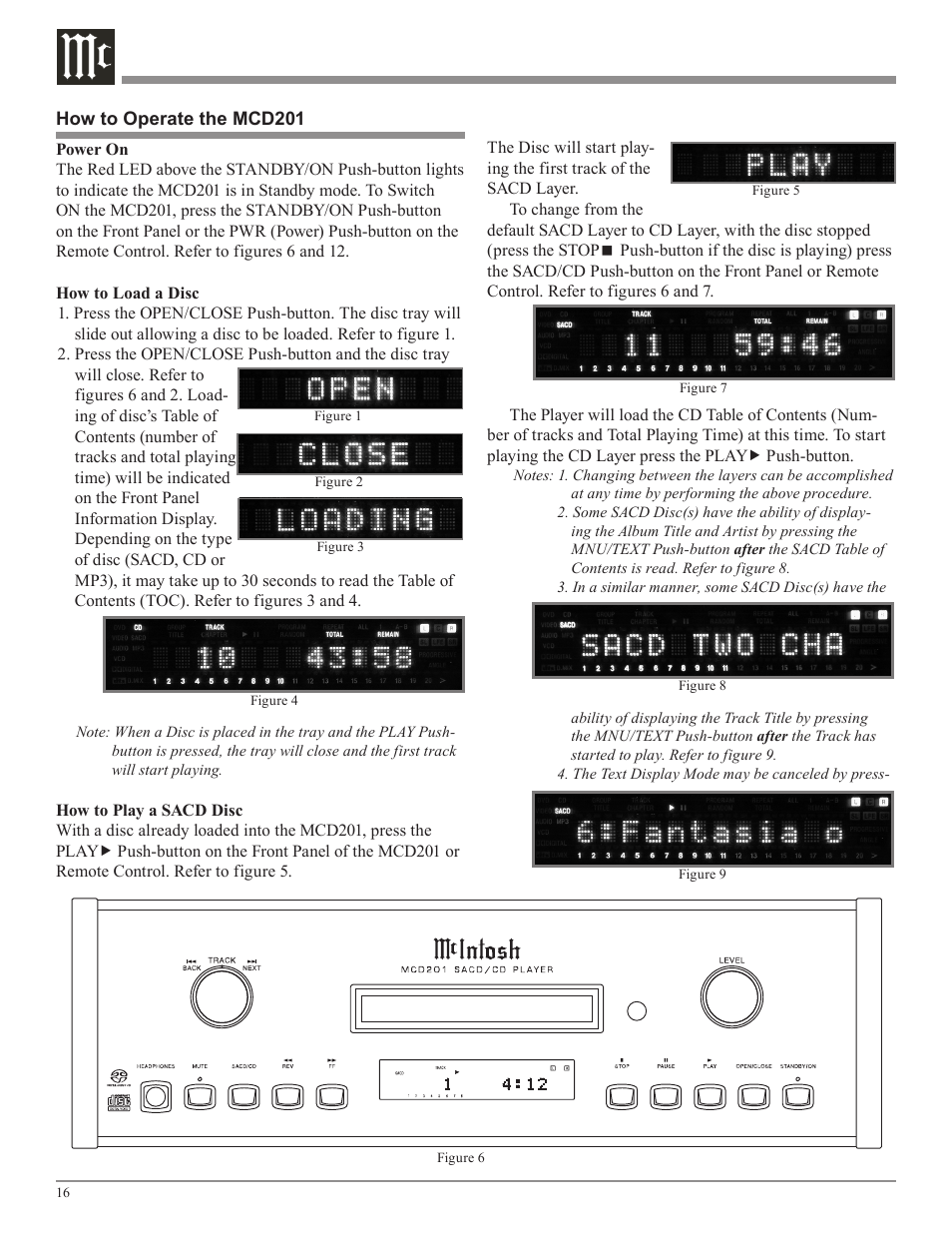 McIntosh MCD201 User Manual | Page 16 / 24