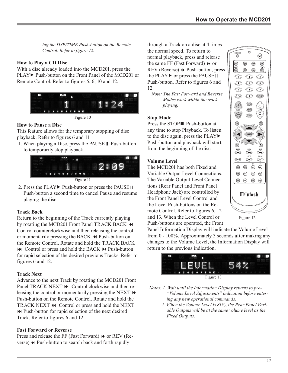 McIntosh MCD201 User Manual | Page 17 / 24