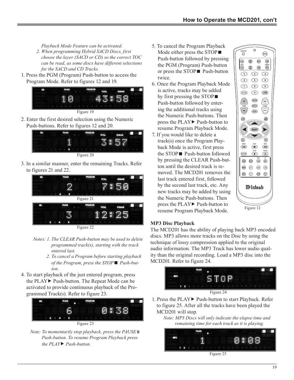 McIntosh MCD201 User Manual | Page 19 / 24