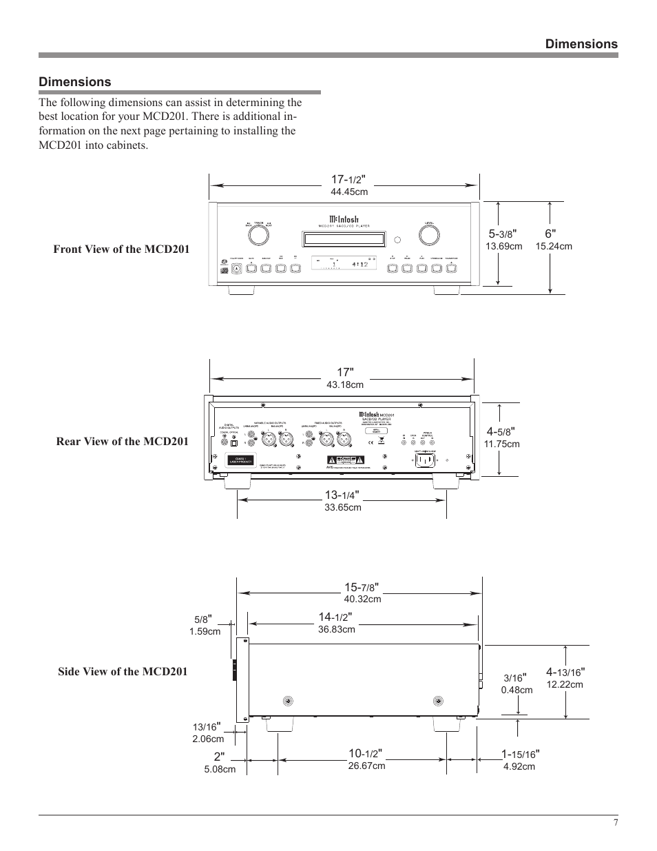 McIntosh MCD201 User Manual | Page 7 / 24