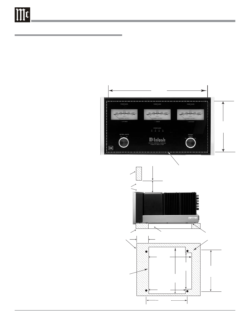 Installation | McIntosh MC207 User Manual | Page 6 / 24