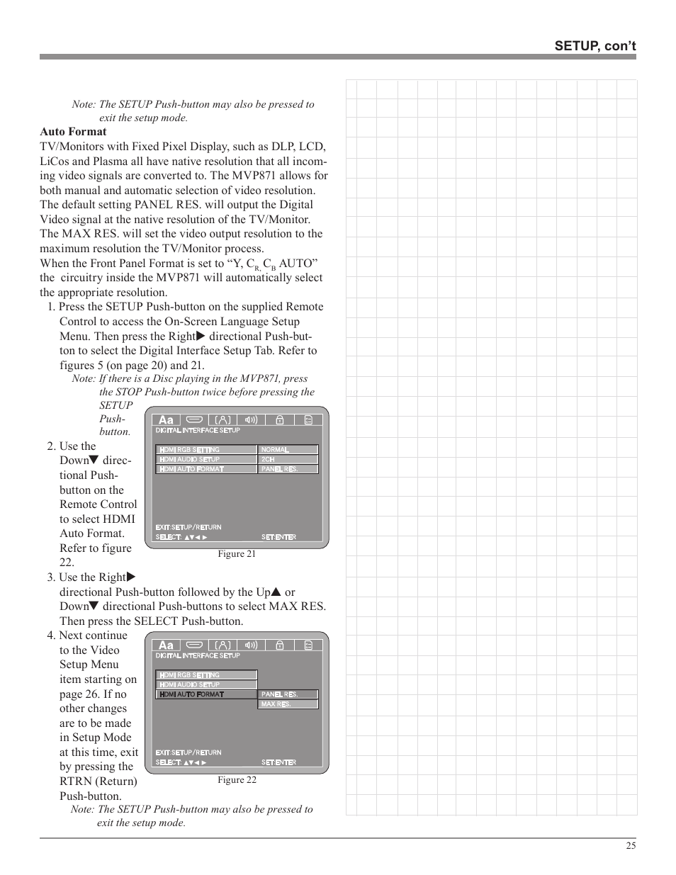 McIntosh MVP871 User Manual | Page 25 / 52