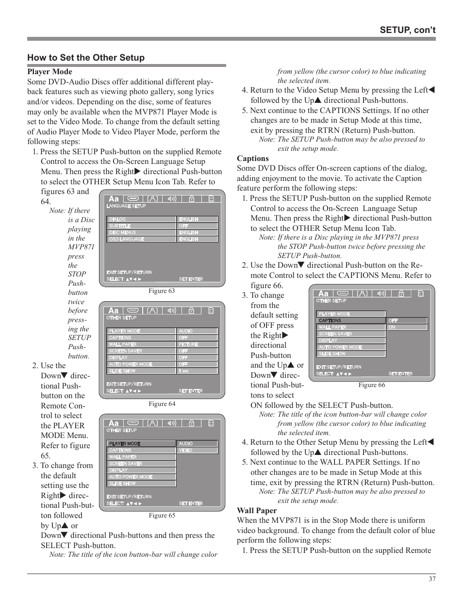 McIntosh MVP871 User Manual | Page 37 / 52