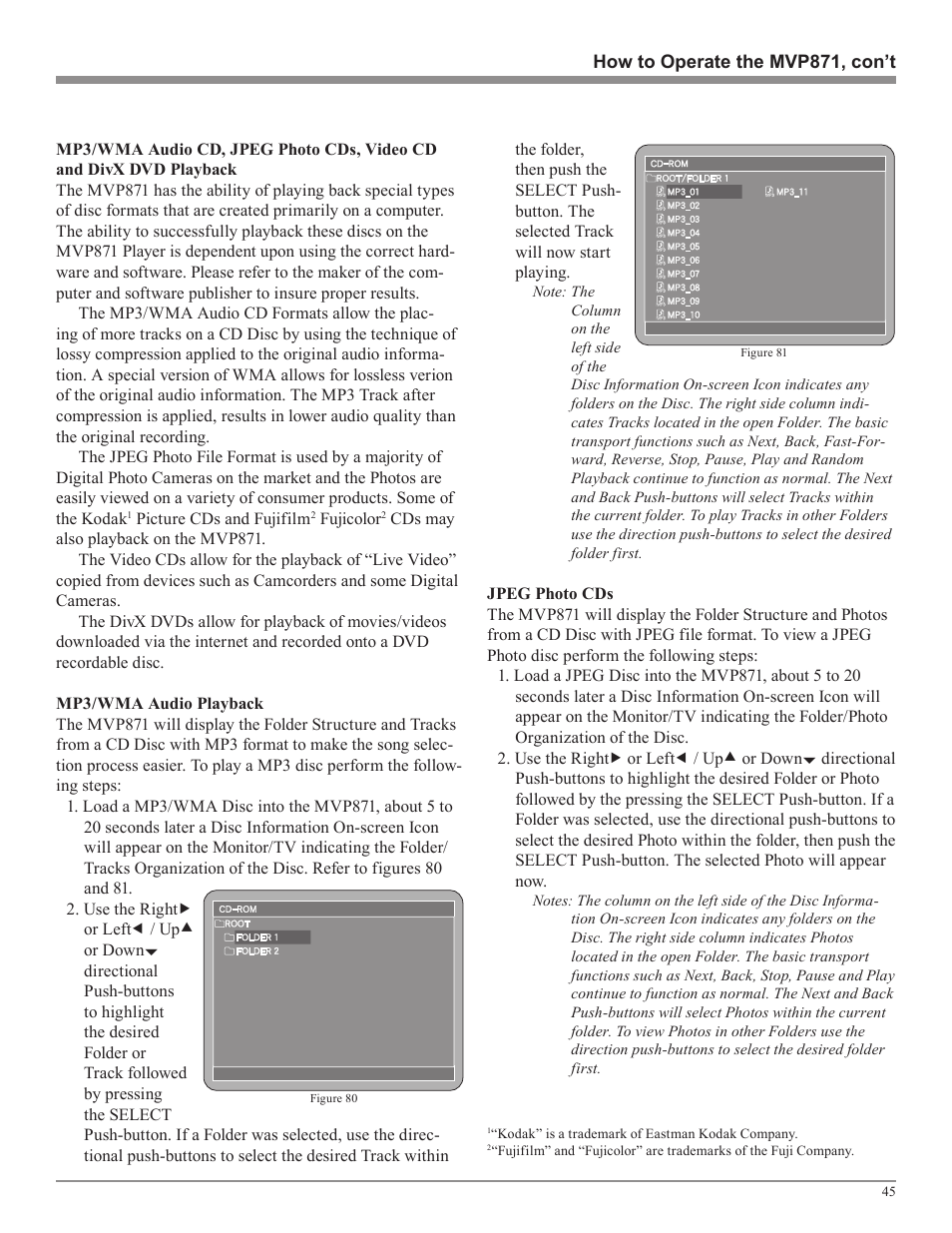McIntosh MVP871 User Manual | Page 45 / 52
