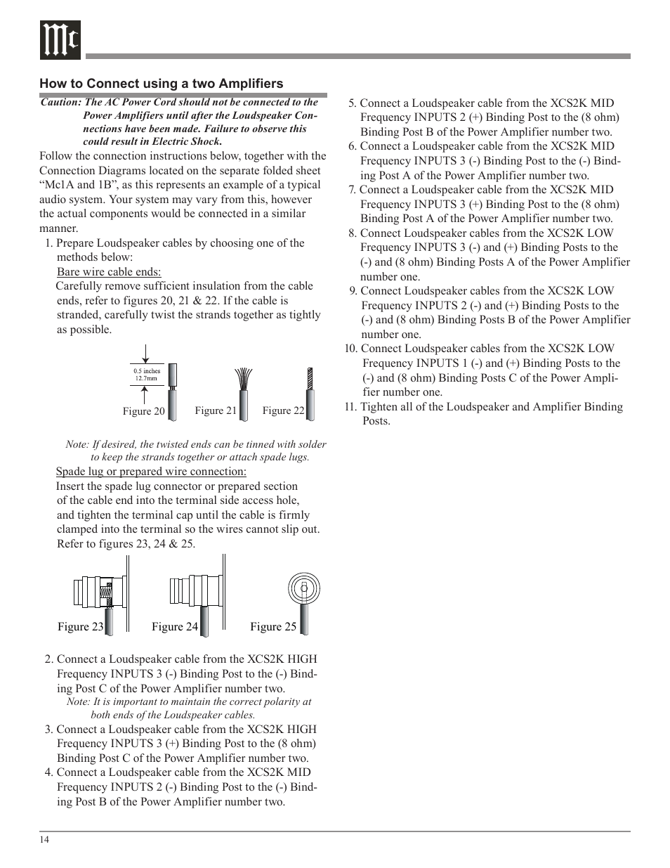 McIntosh XCS2K User Manual | Page 14 / 20
