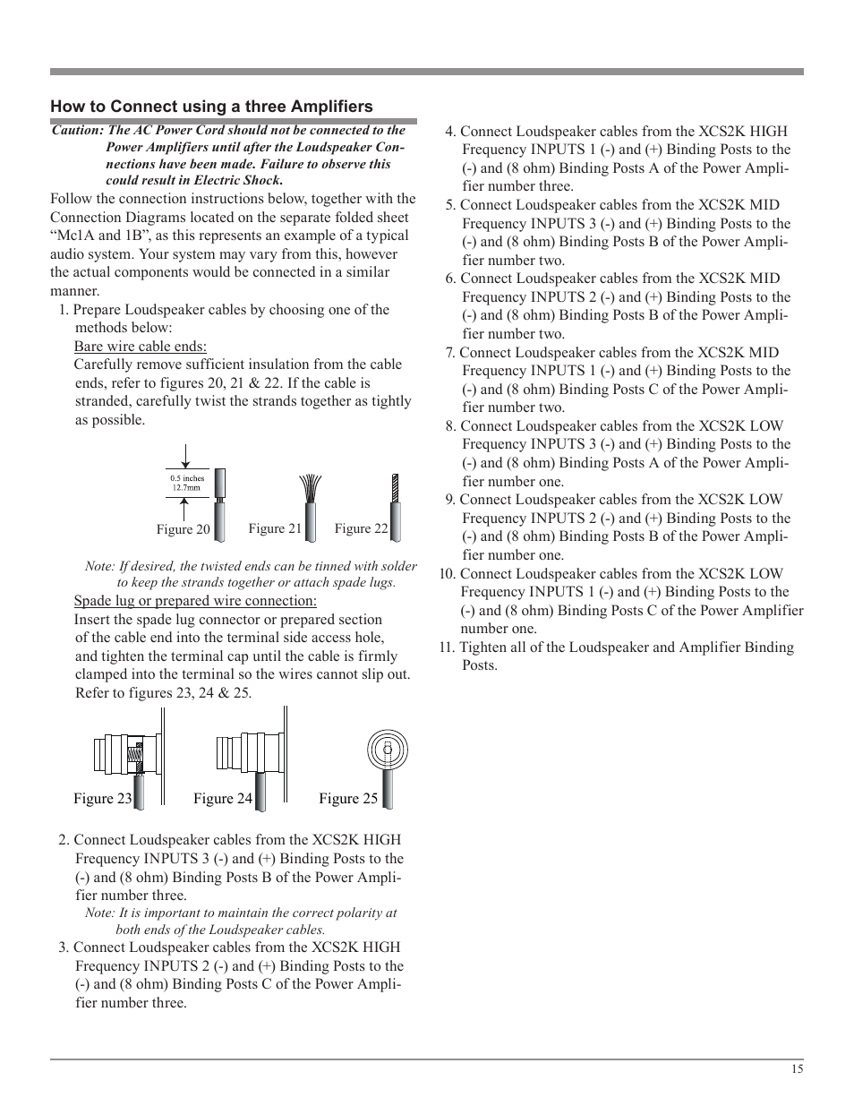 McIntosh XCS2K User Manual | Page 15 / 20