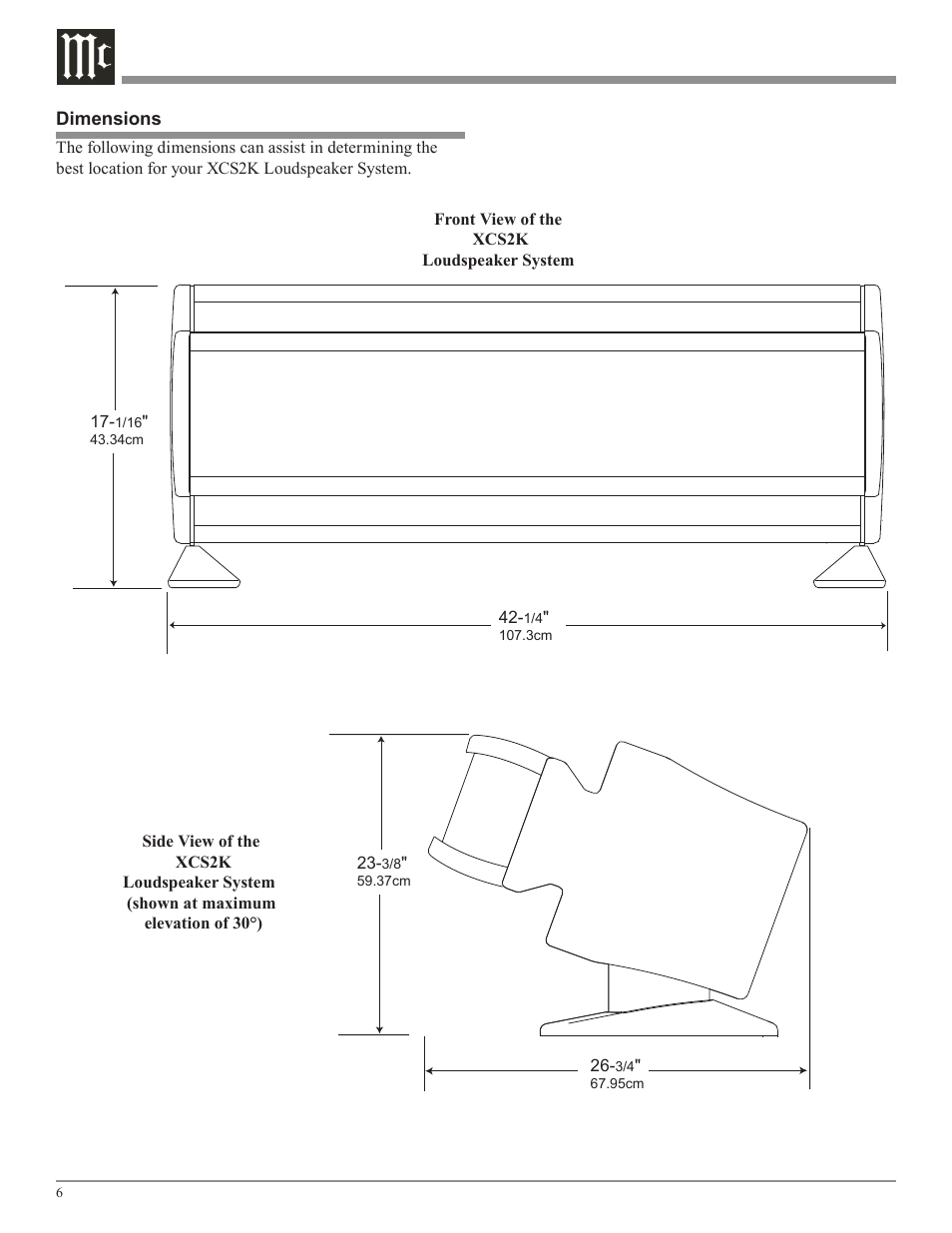 McIntosh XCS2K User Manual | Page 6 / 20