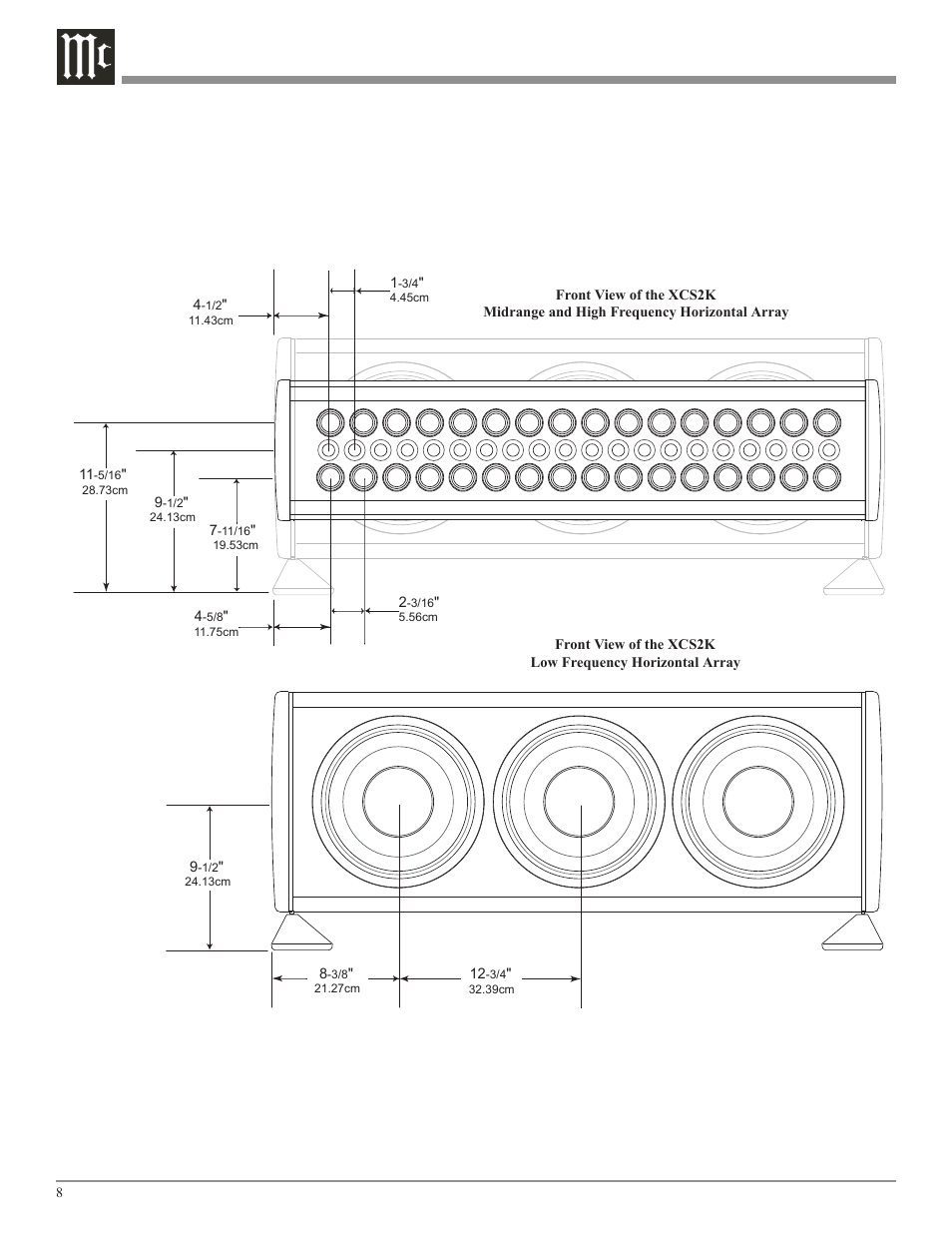 McIntosh XCS2K User Manual | Page 8 / 20