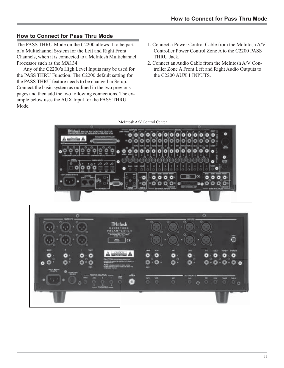 McIntosh C2200 User Manual | Page 11 / 28