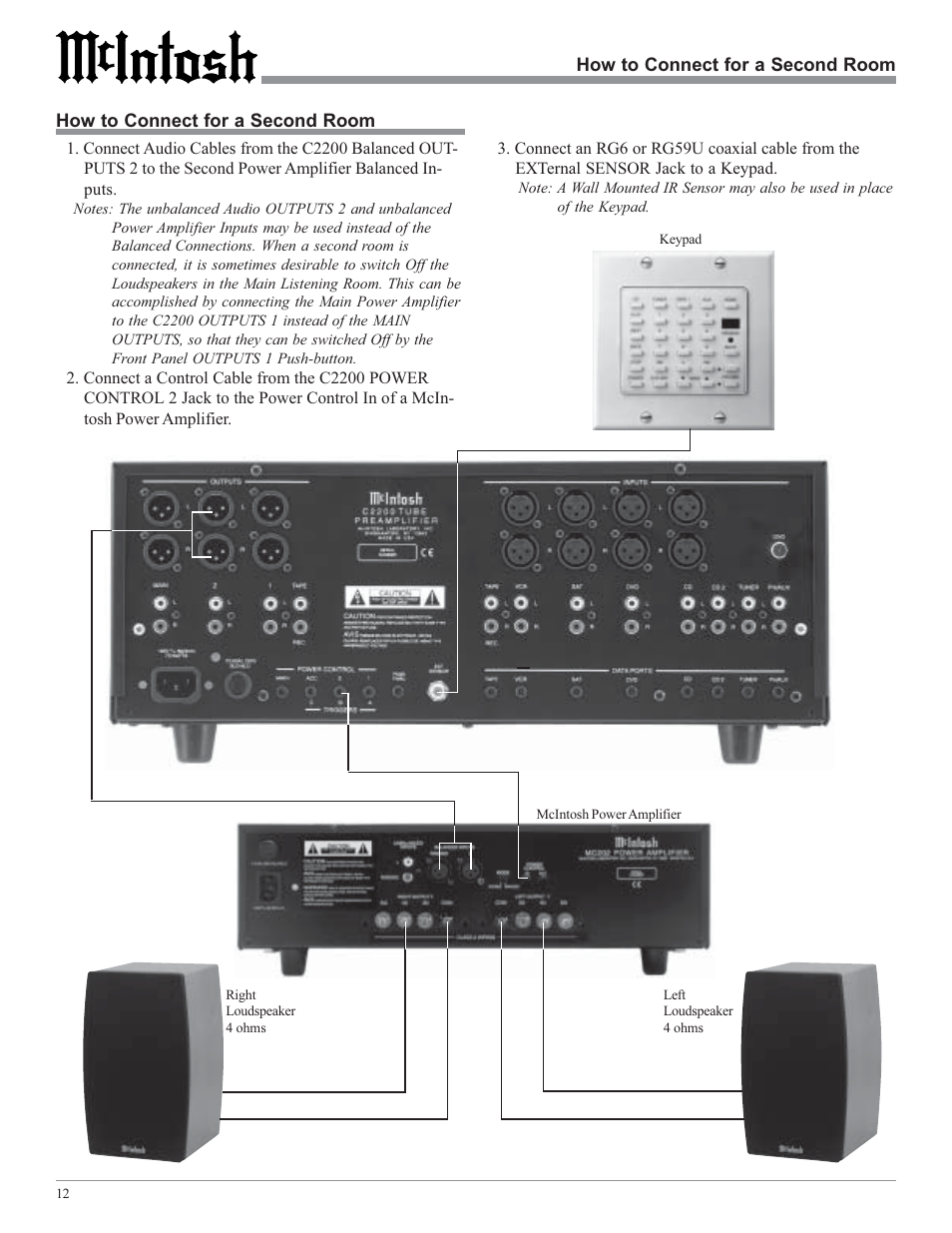 McIntosh C2200 User Manual | Page 12 / 28