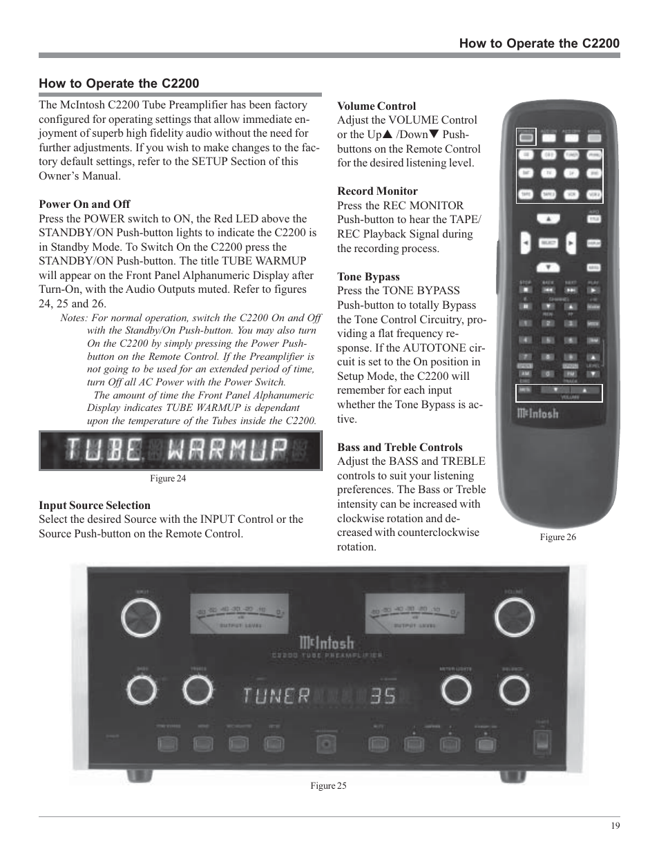 McIntosh C2200 User Manual | Page 19 / 28